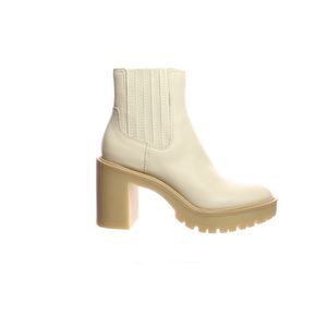 Dolce Vita Womens White Chelsea Boots